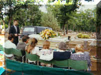 Funeral Service at Evergreen Cemetery